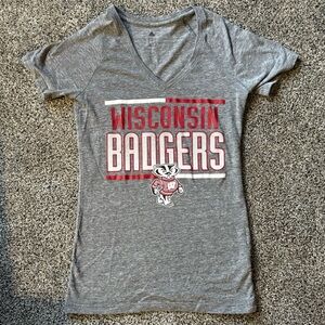 Adidas Wisconsin Badgers Juniors Tee